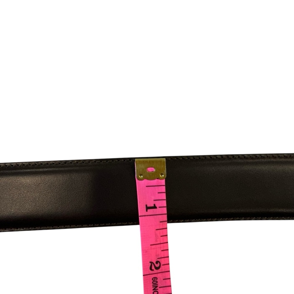 Coach Mens‎ 5953 Leather and Brass Brown Belt Size 40 - Picture 6 of 7